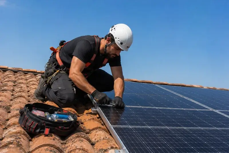 Maintenance et monitoring de panneaux solaires à Évenos