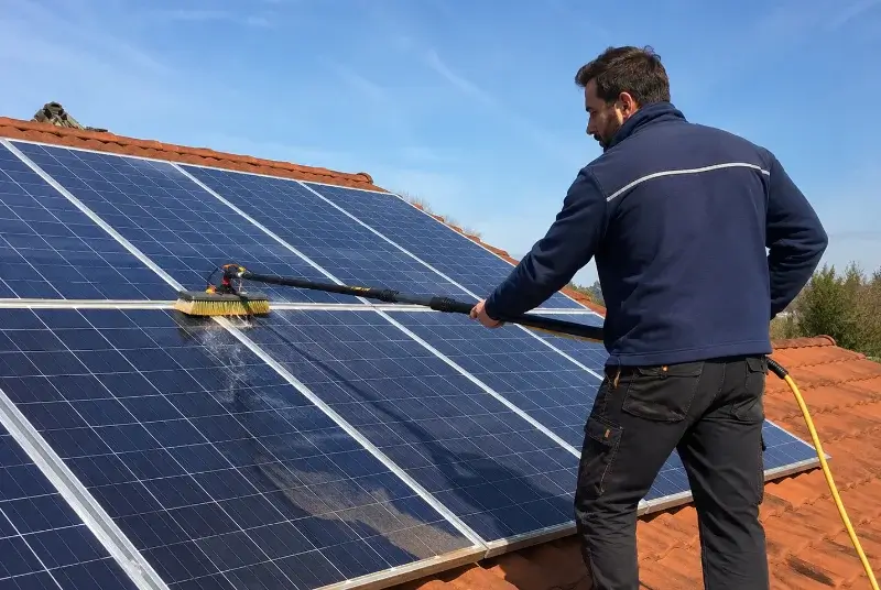 Nettoyage et entretien de panneaux solaires à Évenos